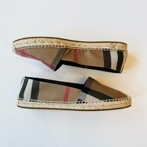 Worn Once || Authentic Burberry Espadrilles